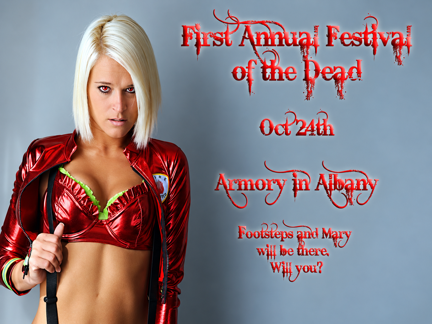 The 1st Annual Festival of the Dead 2009 event flier 2